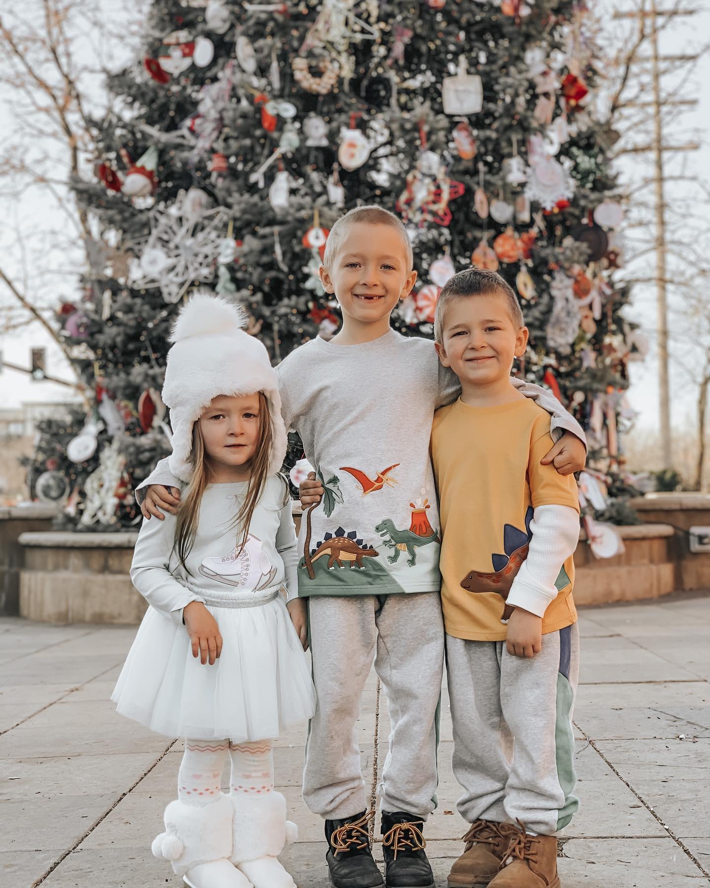 🎵 It's the most wonderful time of the year 🎵 #sponsored We got dressed up and went to see the town's Christmas tree get decorated and all the magical lights the town put up! 🌲✨ This has been our tradition for years now and I love having these moments with my babies. They get excited every single time and there is nothing more beautiful than seeing Christmas magic through your childs eyes. Shop these cute gymboree matching Holiday styles (and more!) at the link in my bio! #loveGymboree https://lnk2.io/wdr8FKm ChildrensPlace
